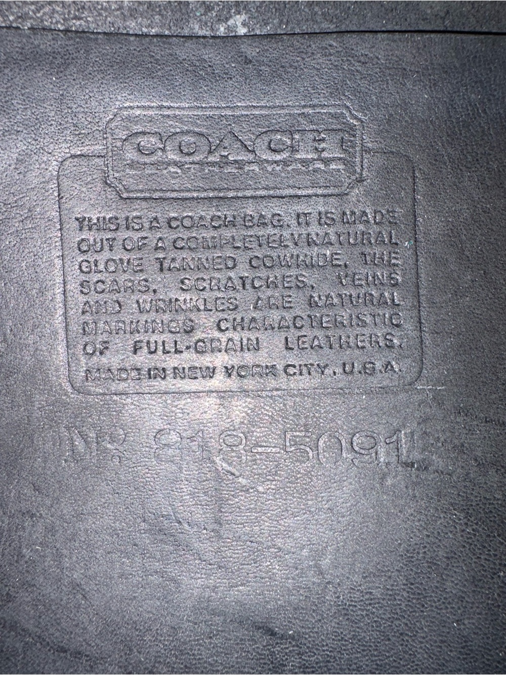Vintage Coach 1990’s large coach black leather large slim clutch - Picture 6 of 7